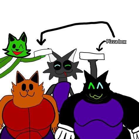 Feeding Kid Shady and Fuzzy Pizza by UnkownFenikenFox on DeviantArt