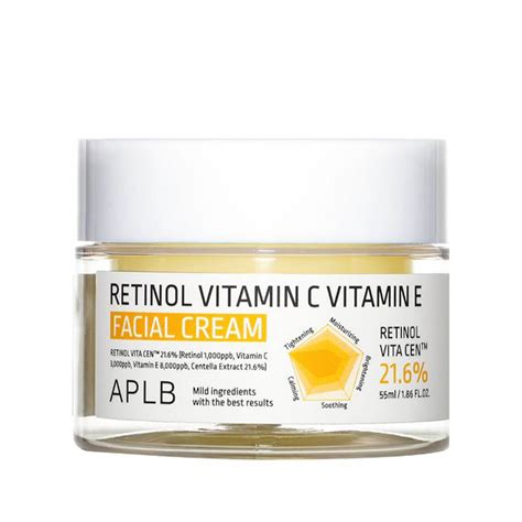 APLB Retinol Vitamin C Vitamin E Facial Cream 55ml