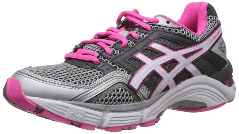 Buy ASICS Women's Gel-Foundation11 White, Grey and Pink Mesh Running ...