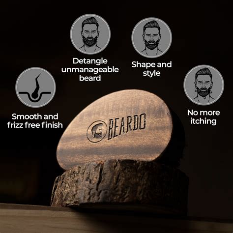 Beardo BOAR Bristle Beard Brush |Beard Brush for Men – Beardo India