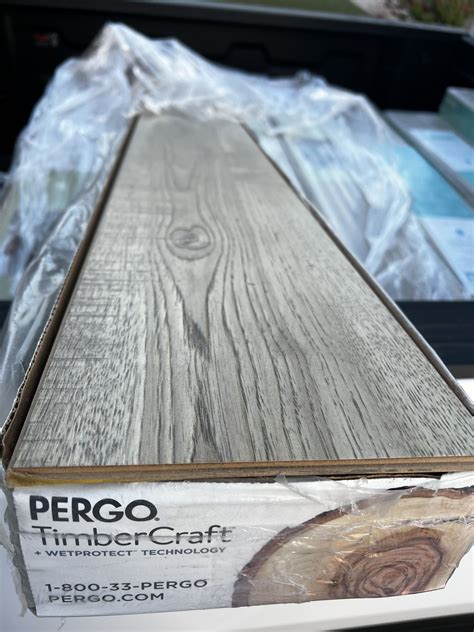Pergo TimberCraft + WetProtect Herschel Hickory Waterproof Wood Plank ...