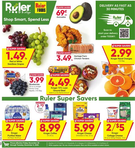 Ruler Foods Current weekly ad 11/28 - 12/09/2025