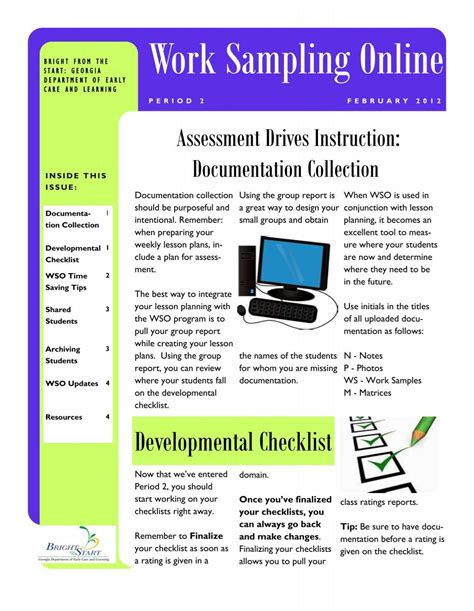 Work Sampling Online - Bright from the Start