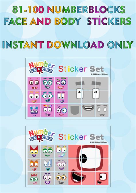 Numberblocks Faces Printable - prntbl.concejomunicipaldechinu.gov.co