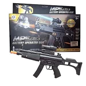 Jugutoz Rifle Gun/Militry Gun Battery Operated Kids Pretend Play mp5 ...