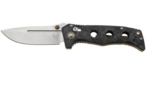Benchmade Mini Adamas 273-03, CPM-MagnaCut, Marbled Carbon Fiber ...