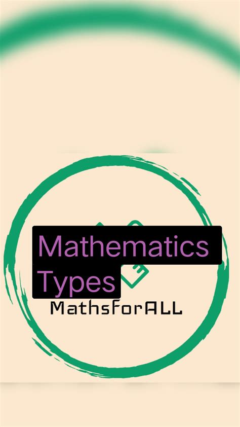 Different Types of Math 的图像结果