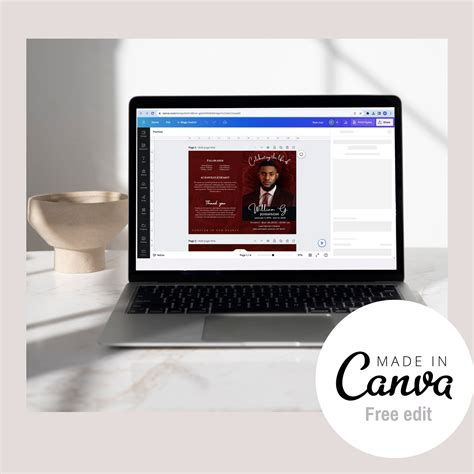 Image result for Male Funeral Program