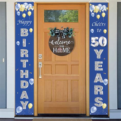 Buy 50th Birthday Decorations for Men, 50th Birthday Decorations for ...