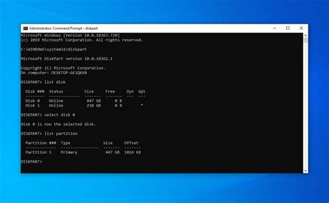 Diskpart Command Format 的图像结果