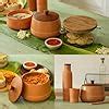 Buy Ellementry Terracotta Curd Setter (Large, 1L) | Dahi Handi with ...