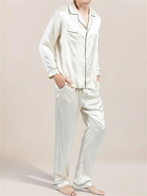 Luxury Silk Pajamas for Men | Silk pajamas, Mens silk pajamas, Mens pajamas