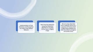 Computer Vision Face Reconsation Using Machine Learning 的图像结果