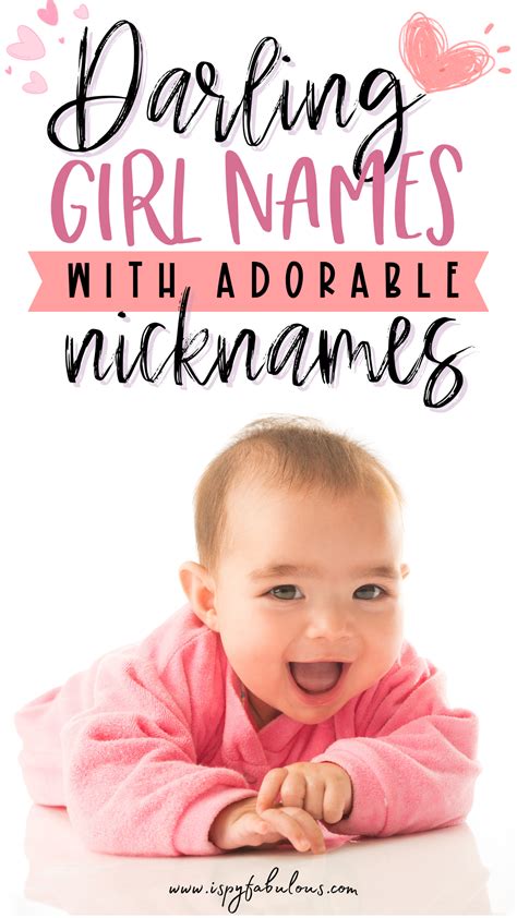 127 Girl Names That Have Great Nicknames! - I Spy Fabulous | French ...