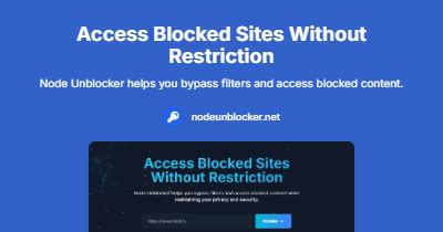 Image result for Not Node Server Unblocker