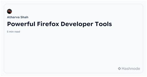 Firefox Web Development Tools 的图像结果