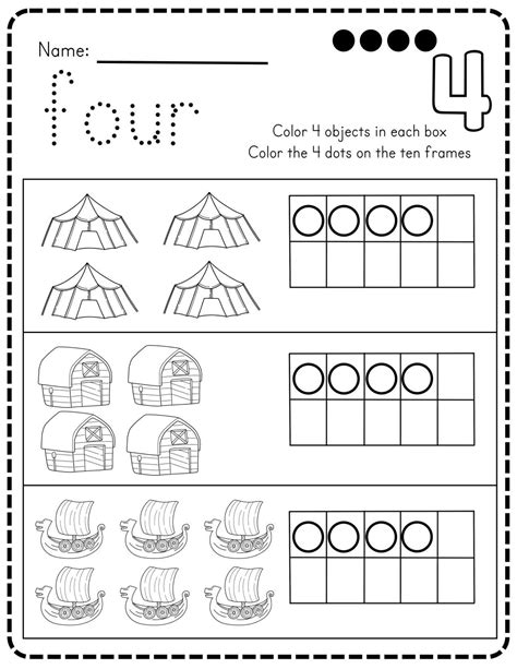 Image result for Preschool Math Worksheets