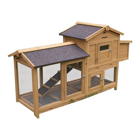 Chicken Coop Large Wooden Outdoor Duck Hen House Poultry Quail ...