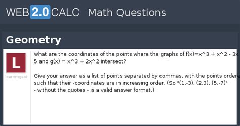View question - Geometry