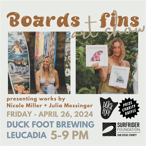 Boards & Fins | Duck Foot Brewing Co