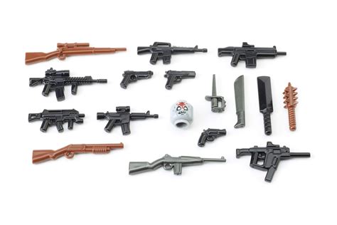 Buy BrickArms Zombie Defense Pack 2016, Pistol Set Custom Weapons for ...