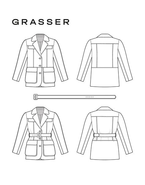 Jacket Pattern Gerber 的图像结果