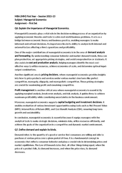 Managerial Economics Insights: Importance, Demand Forecasting & Pricing ...