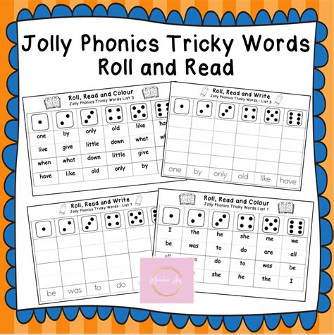 Mash > Infants > Jolly Phonics Tricky Words Roll and Read
