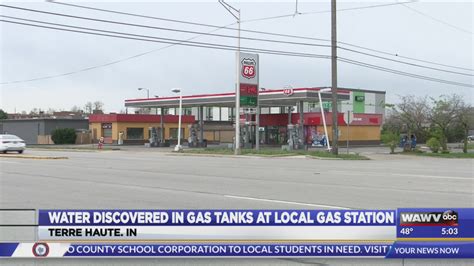 Vigo County fuel station had water in gas tanks