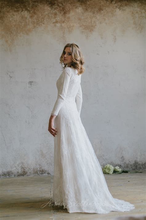Winter lace wedding dress 60 photos - Astyledwedding.com