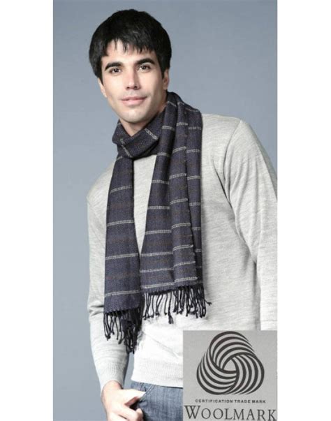 Shop Premium Purewool Muffler Horizontal Stripes at Woollen Wear