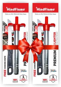 Hindflame PREMIUM Kitchen Lighter , German Piezzo Element Steel Gas ...