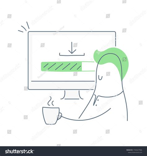 Image result for Data Loading Cartoon Image PPT