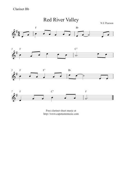 Clarinet Sheet Music