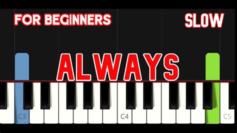 Image result for Always Piano Tutorial