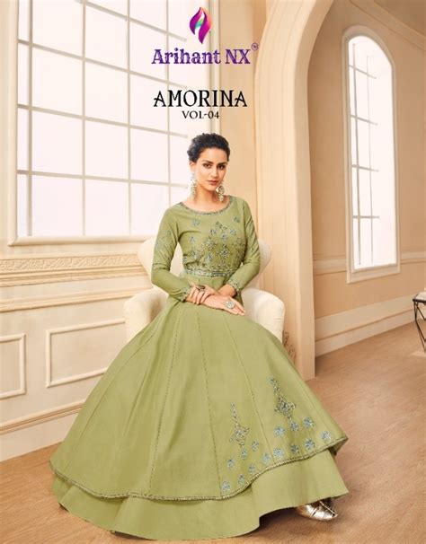 ARIHANT AMORINA VOL 4 READYMADE GOWN WHOLESALE PLACE IN SURAT MARKET ...