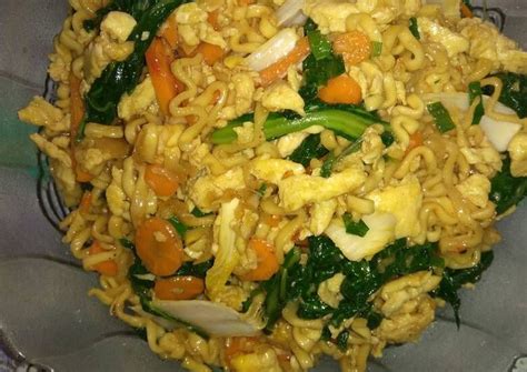 resep mie goreng campur telur