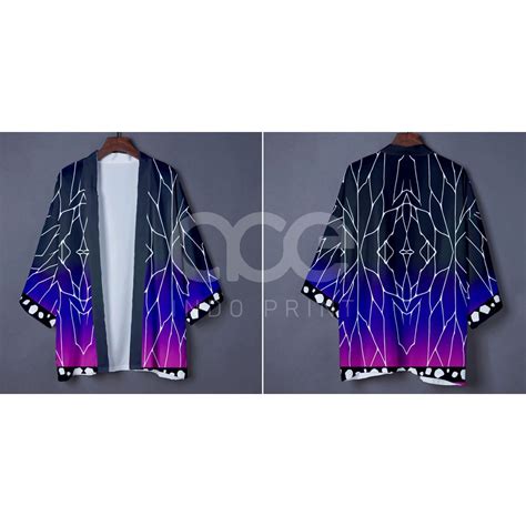 Jual baju Fullprint Kimono Haori Casual Unisex Anime Custom Kimetsu no ...