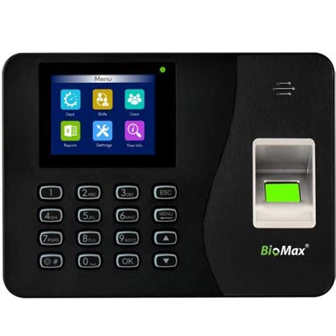 Biomax Security N-BM30W Pro - Fingerprint Based Attendance and Access ...