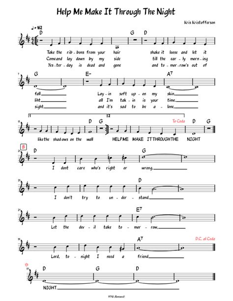 Help Me Make through Tonight 的图像结果