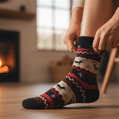 Buy Woolen New Reindeer Socks 5-Pack | Warm & Festive Comfort ...