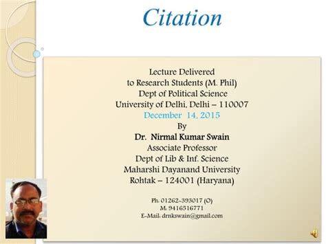 Image result for Presentation Citation Example