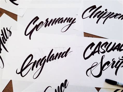 Image result for Script Lettering Styles