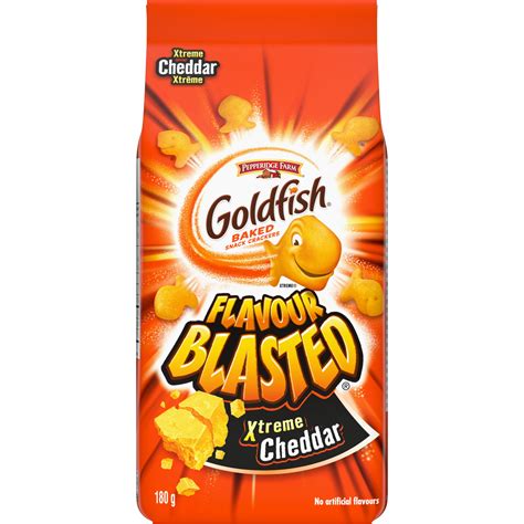 Pepperidge Farm Goldfish Flavour Blasted Xtreme Cheddar Crackers (180 g ...