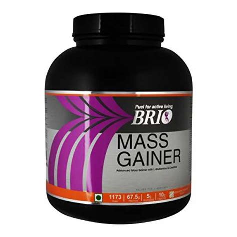 Brio Mass Gainer (3 kilograms, Kesar pista Badam) Price in India, Specs ...