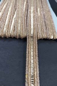 Mezin Gold-54 Zari Gota Lace Border for Bridal Saree, Dupata, Lehenga ...