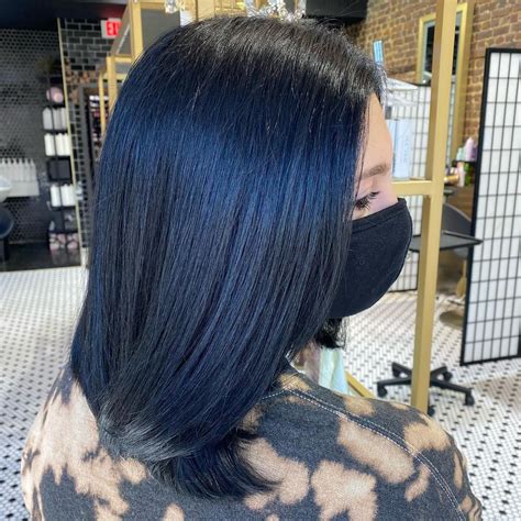 Blue-black hair dye - the best shades and features of coloring