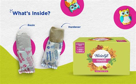 Fevicryl Mould It Clay 900 g | Clay Set for Modelling and Sculpting ...