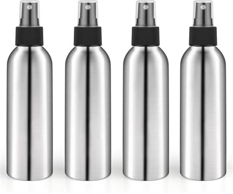 Amazon.com: BOSMIOW 4pcs 120ml/4oz Aluminum Spray Bottles,Empty Fine ...