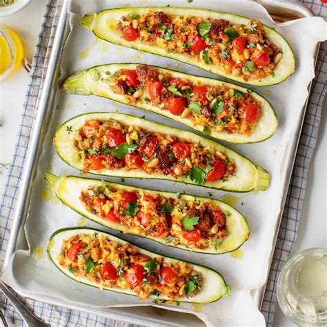 Stuffed Zucchini Boats Recipe - Love and Lemons